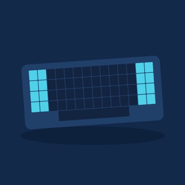 Neon Circuit 75% Keyboard